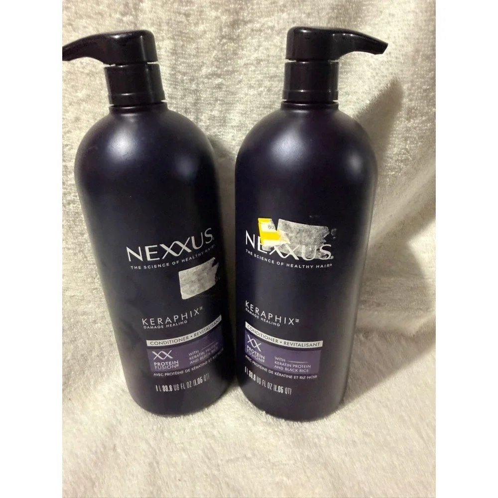 Nexxus Keraphix Damage Healing Conditioner Keratin Black Rice 33.8oz 2 Pack